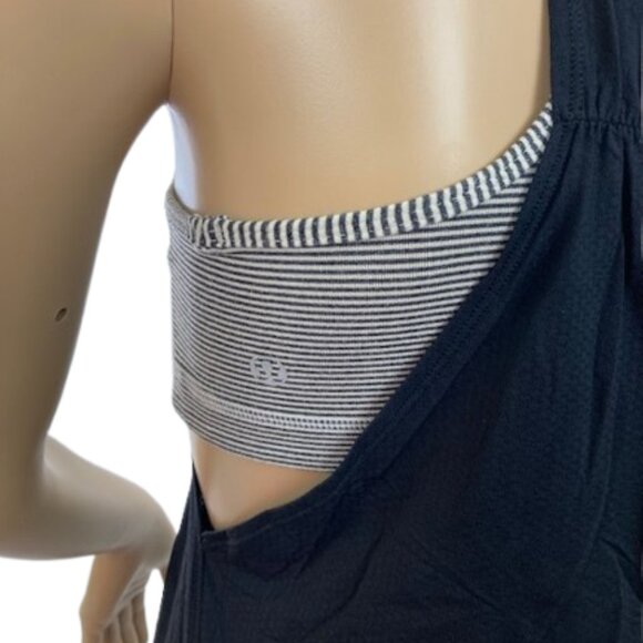 Lululemon No Limits Layered Pinstripe Tank Top - Picture 6 of 7